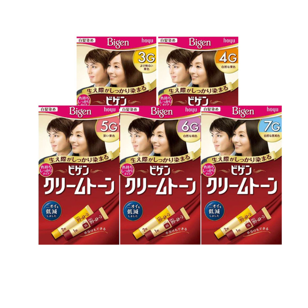 Bigen Cream Tone five-shade product image