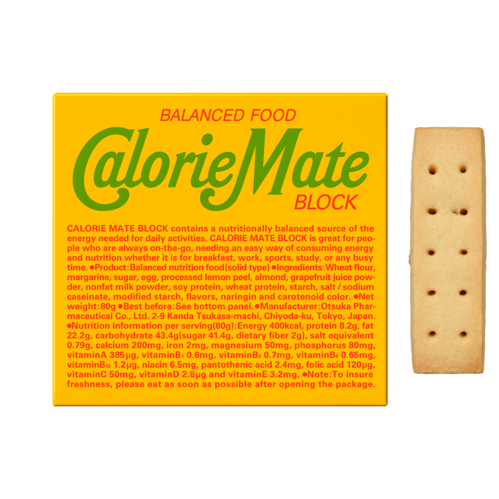 Calorie Mate Block Type, 4 pieces, 5 flavors