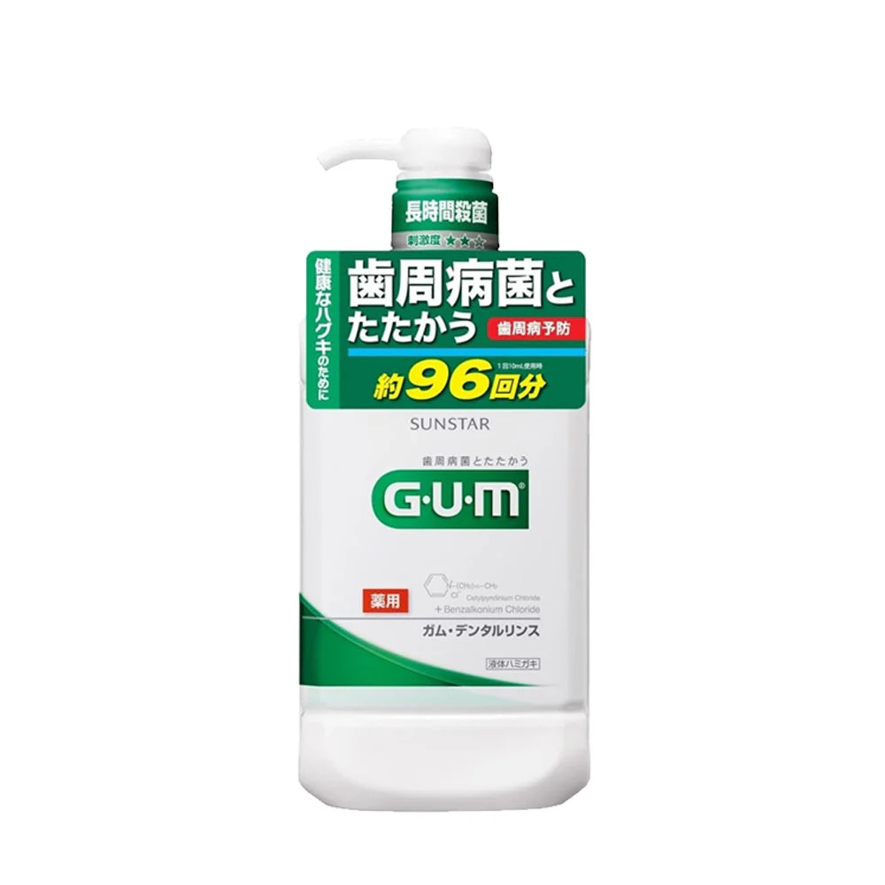GUM 검 덴탈린스 가글 레귤러 500ml/960ml - 960ml - 생활용품