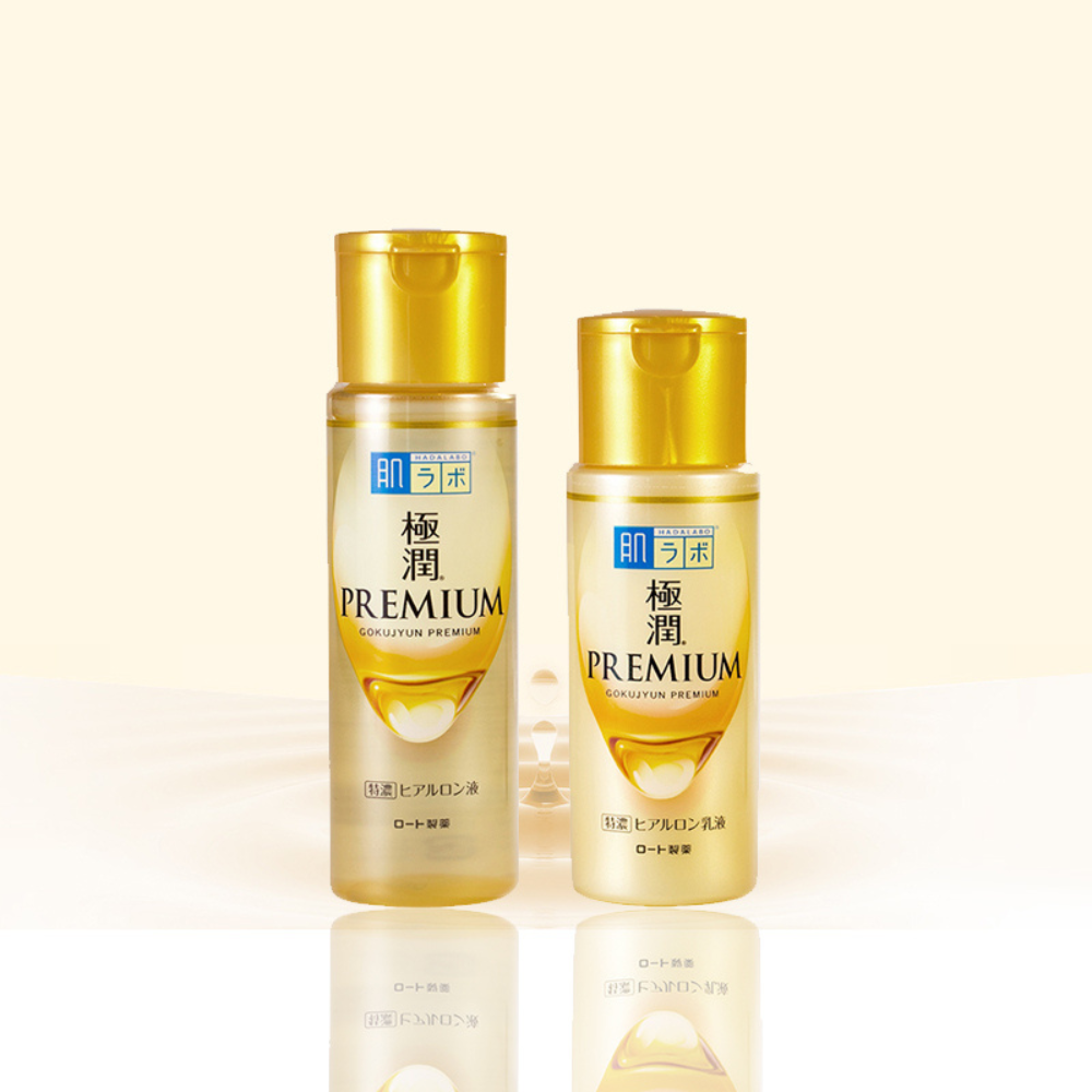 Hada Labo Gokujyun Premium skincare variants