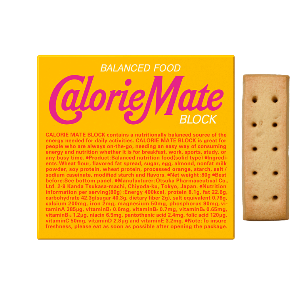 Calorie Mate Block Type, 4 pieces, 5 flavors