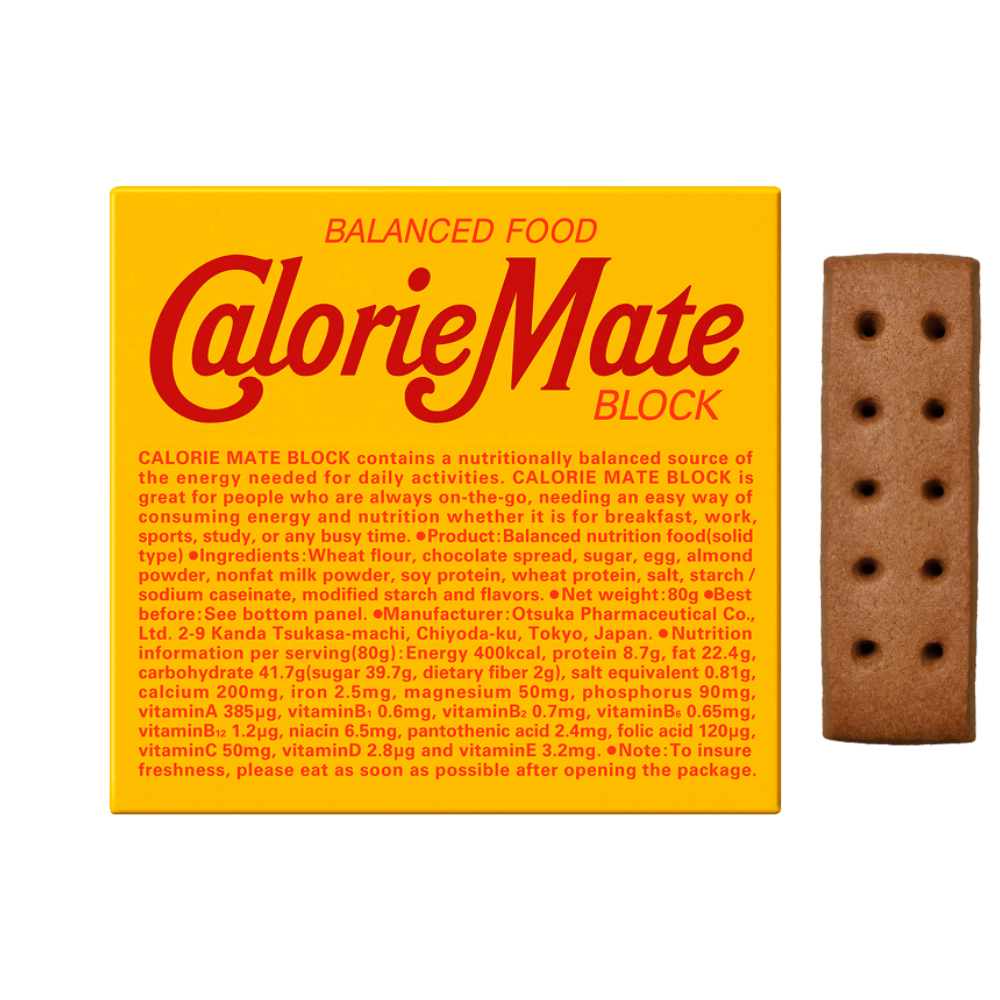 Calorie Mate Block Type, 4 pieces, 5 flavors