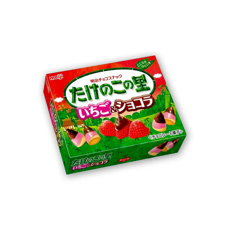 明治 巧克力餅乾 3種 竹筍之里/香菇之山/草莓巧克力