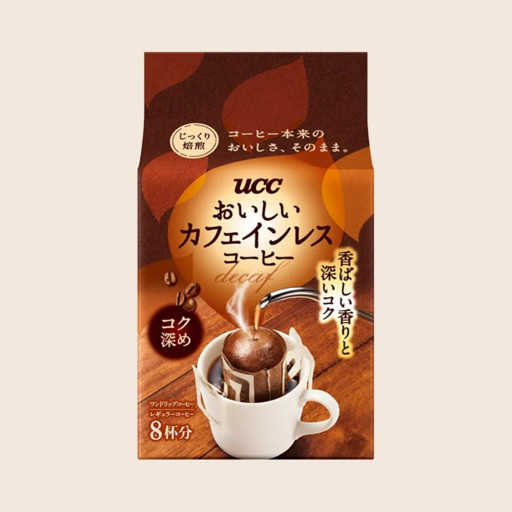 UCC 디카페인 드립커피 보통맛/깊은맛 2종