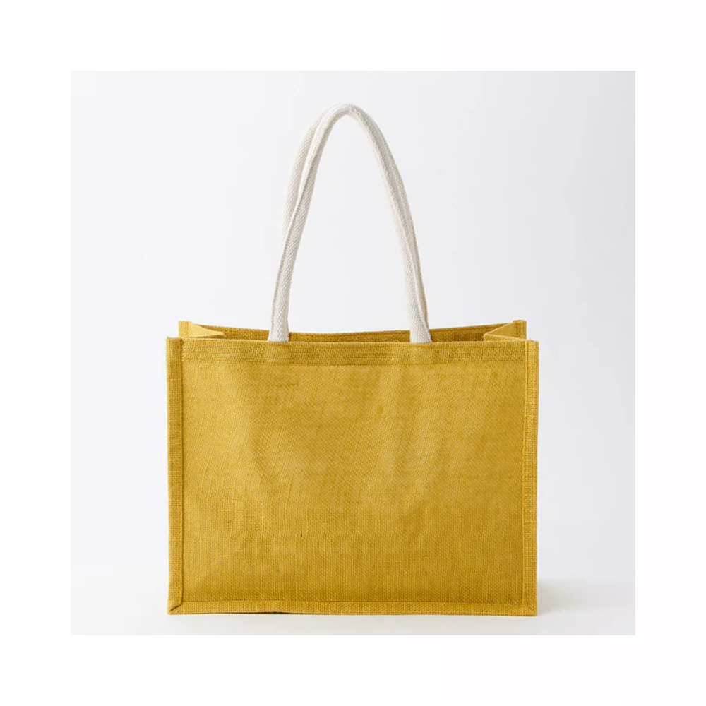 Standard Product Jute Bag Yellow