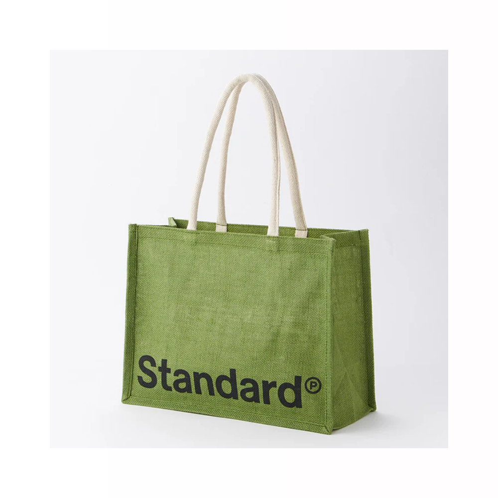 스탠다드 프로덕트 황마 가방 초록