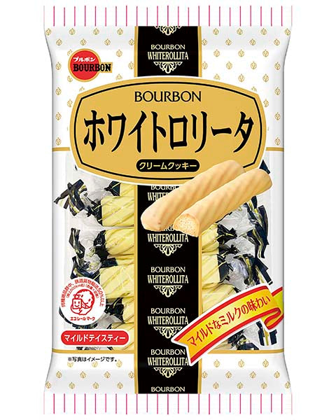 Bourbon White Lolita cream-coated biscuits