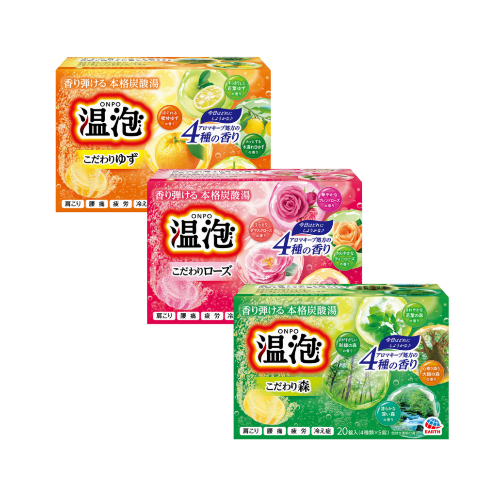 온포 ONPO 탄산입욕제 3종