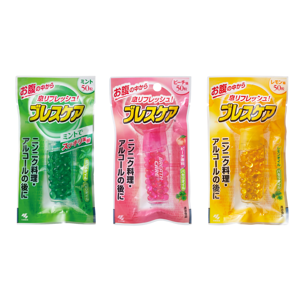 Breathcare Mint/Lemon/Peach (3 types)