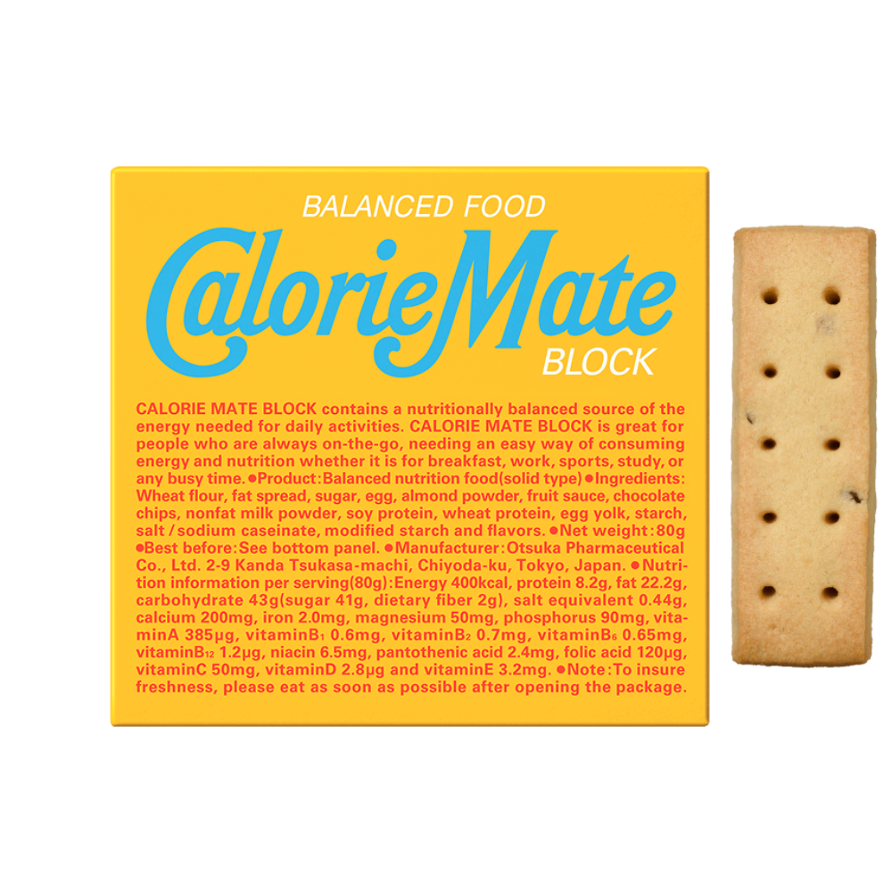 Calorie Mate Block Type, 4 pieces, 5 flavors