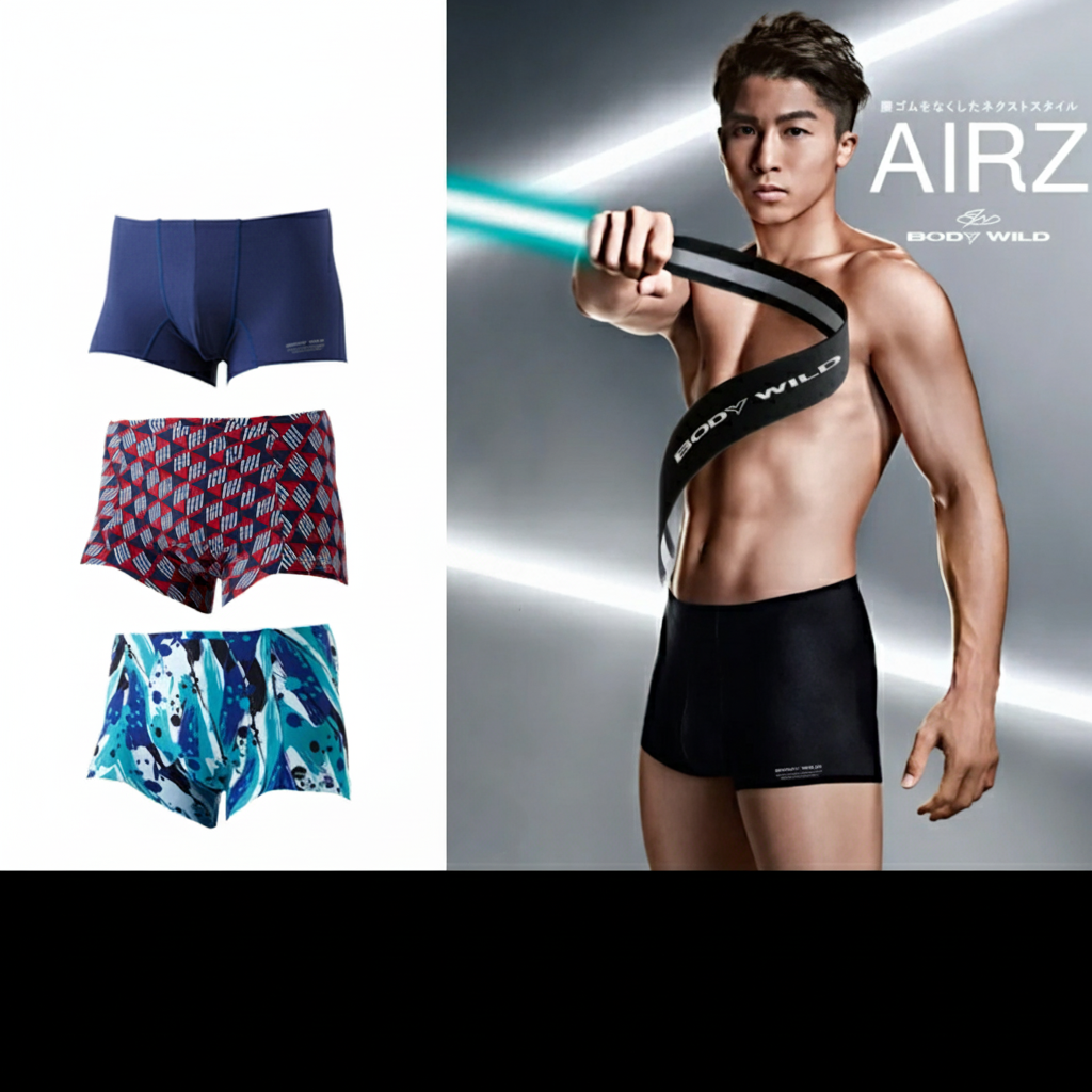 Japan Gunze AIRZ Men's Underwear 6-Pack
