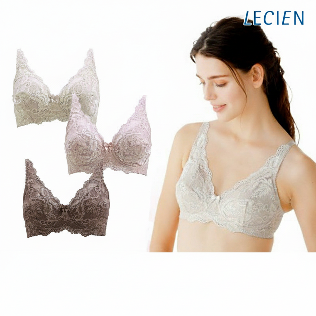 일본 르시앙 스테디셀러 샤레타 와이어리스 브라