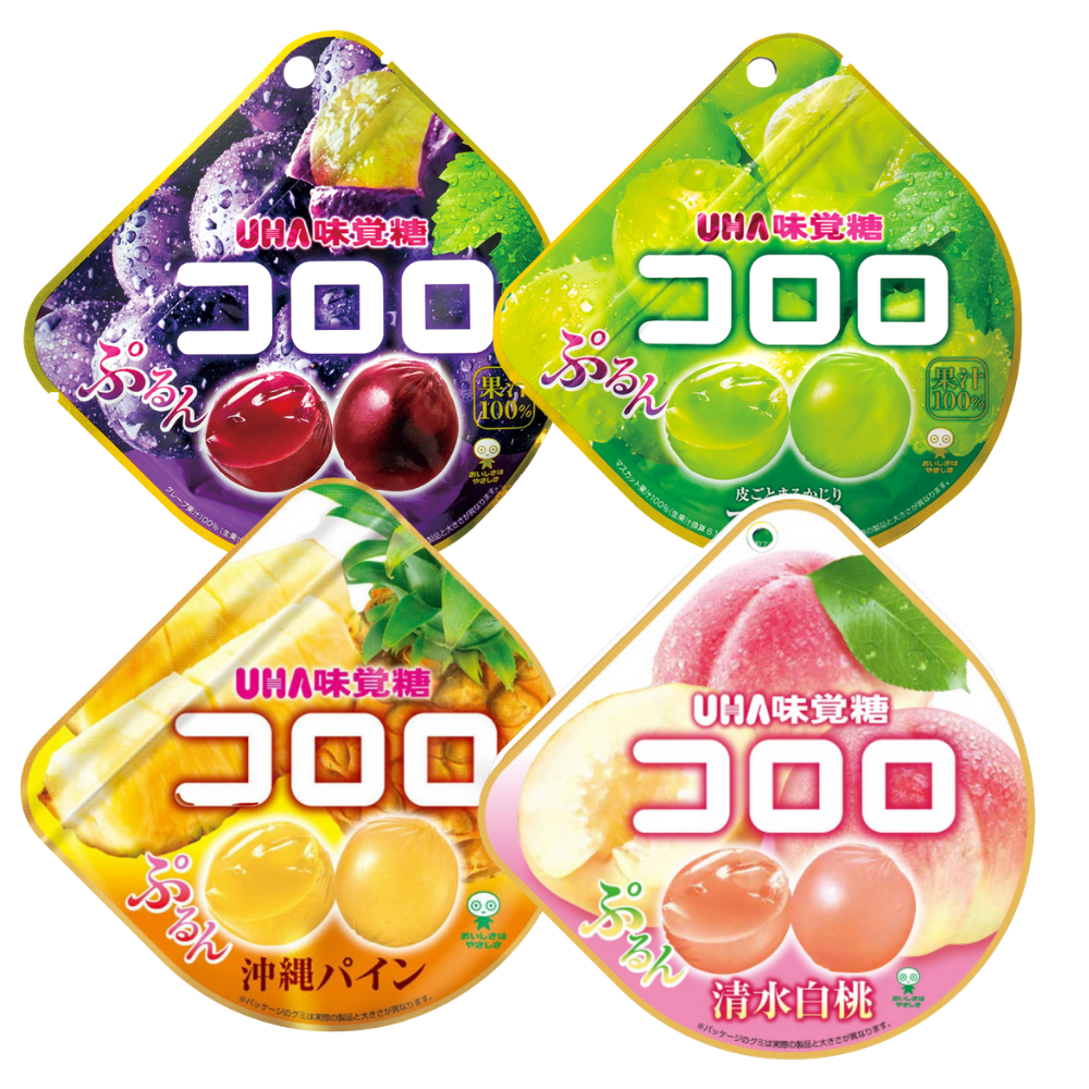 UHA 코로로 젤리 거봉 / 머스켓 / 복숭아 / 배