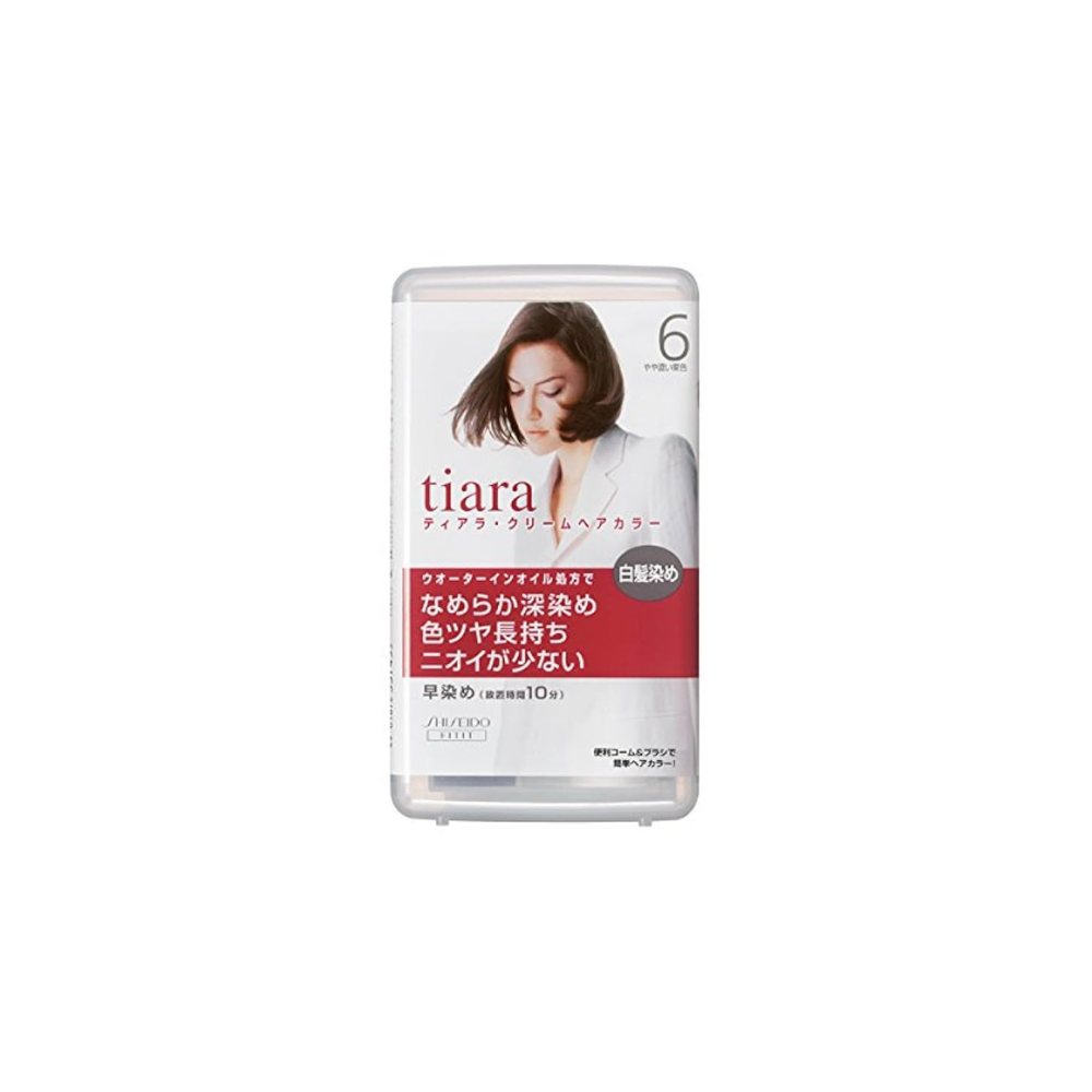 시세이도 티아라 염색약 - 티아라6번 - 일본헤어/화장품